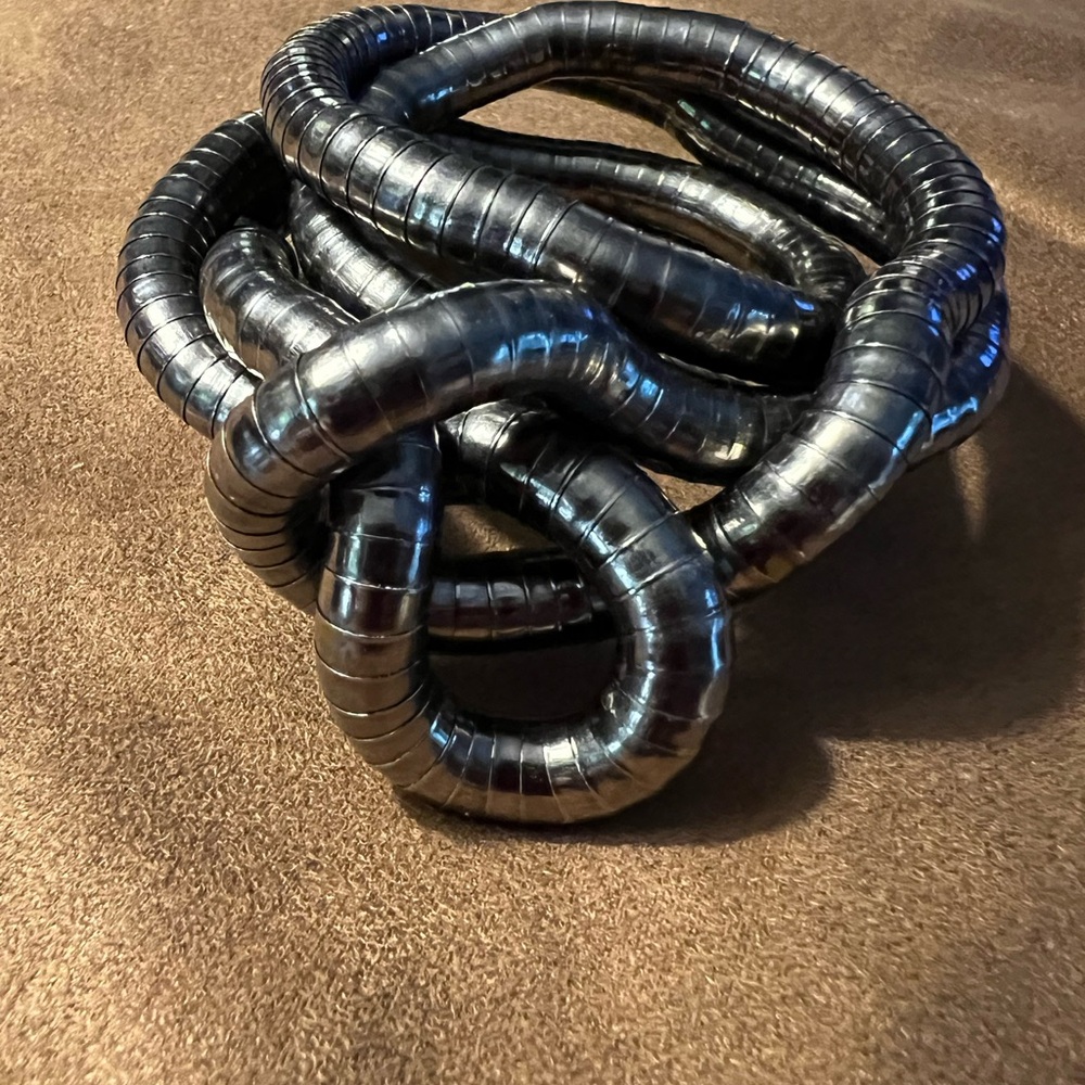 Black Coiled Statement Bracelet - Women Jewelry Bracelets